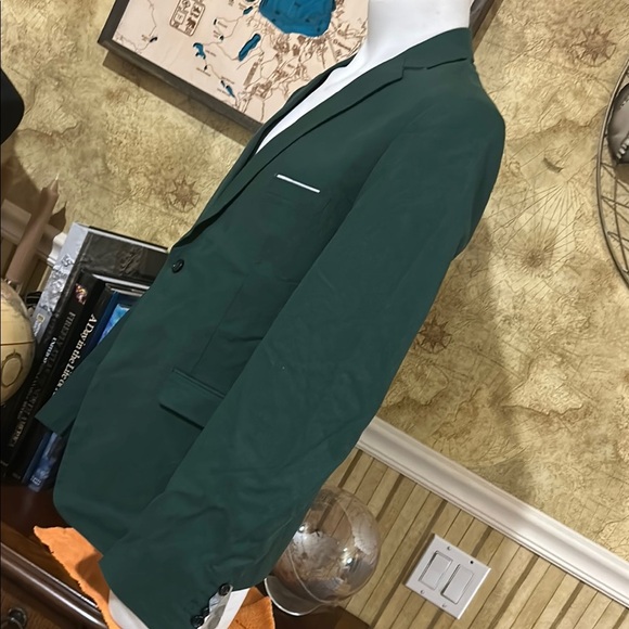 Men's Green suit Blazer. NWT. XXXL runs small. Fits like XL. - Picture 3 of 9